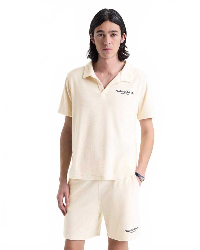 Eden Script Unisex Terry Short - Sporty And Rich - Cream Eden Script Unisex Terry Short - Sporty And Rich - Cream