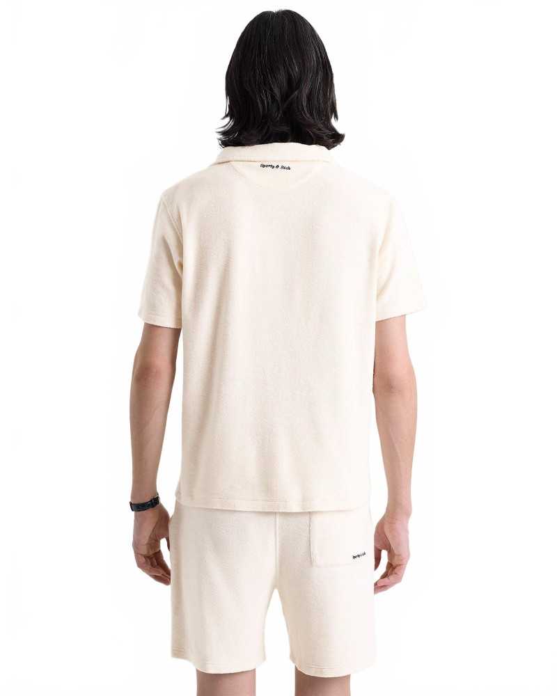 Eden Script Unisex Terry Short - Sporty And Rich - Cream Eden Script Unisex Terry Short - Sporty And Rich - Cream