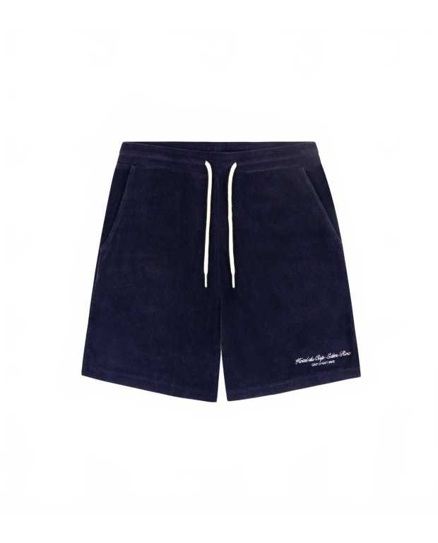Eden Script Unisex Terry Short - Sporty And Rich - Dark Navy