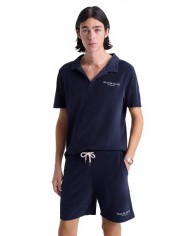 Eden Script Unisex Terry Short - Sporty And Rich - Dark Navy Eden Script Unisex Terry Short - Sporty And Rich - Dark Navy