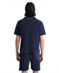 Eden Script Unisex Terry Short - Sporty And Rich - Dark Navy Eden Script Unisex Terry Short - Sporty And Rich - Dark Navy