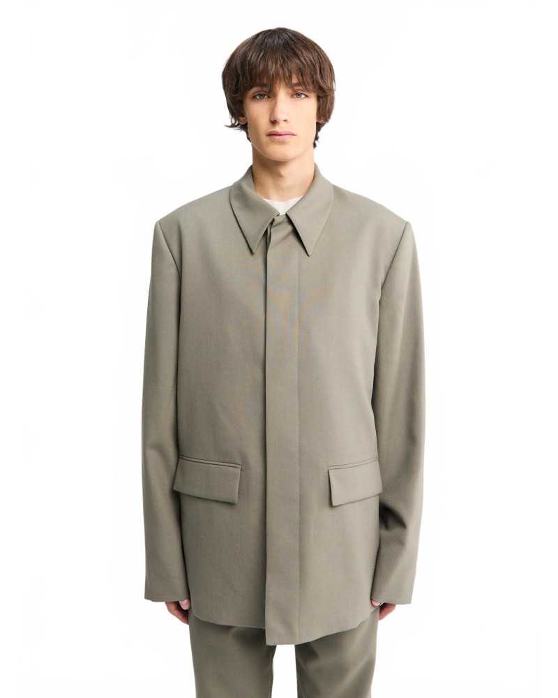 Rustic Wool Jacket - Rier - Camoscio Rustic