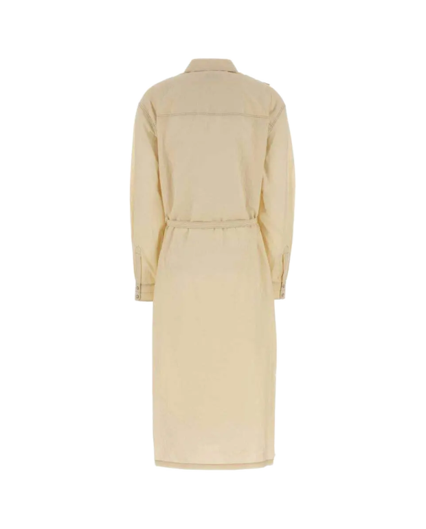 Asymmetrical Shirt Dress - Lemaire - Butter Milk