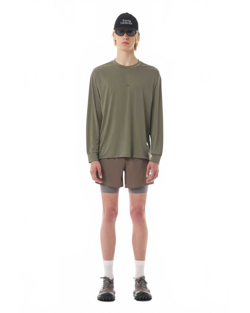 Auralite Long Tee - Satisfy - Dusty Olive