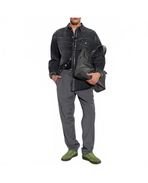 Delave Denim Shirt - Moschino - Black