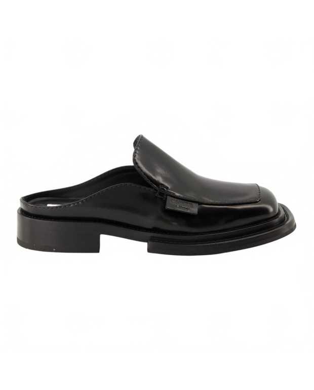 Mules En Cuir - Moschino - Black