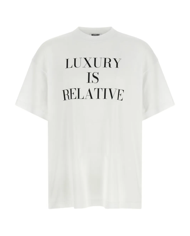Tee Shirt Luxury Oversize - Moschino - White