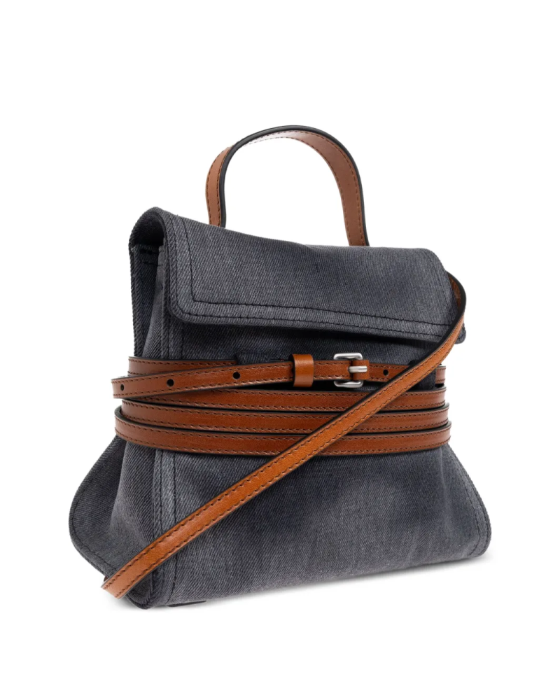 Tie Me Denim - Moschino - Noir Small Tie Me Denim - Moschino - Noir Small