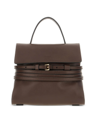 Tie Me with Zip - Moschino - Chocolate Small Tie Me with Zip - Moschino - Chocolate Small