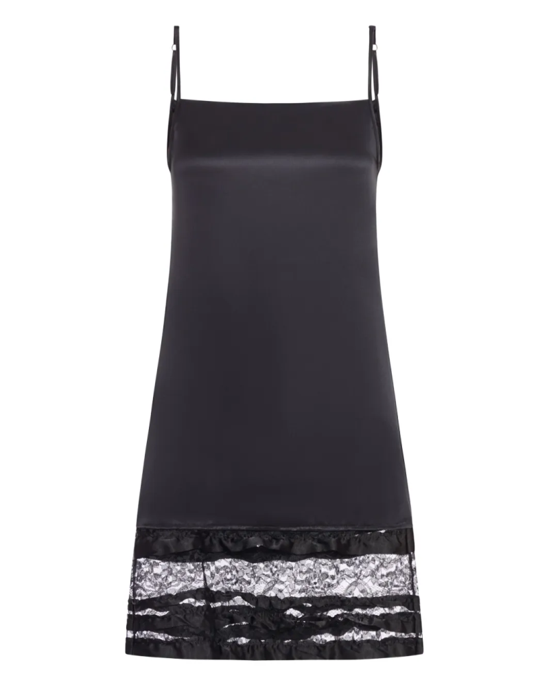Boudoir Slip Dress - Pasqualetti - Black