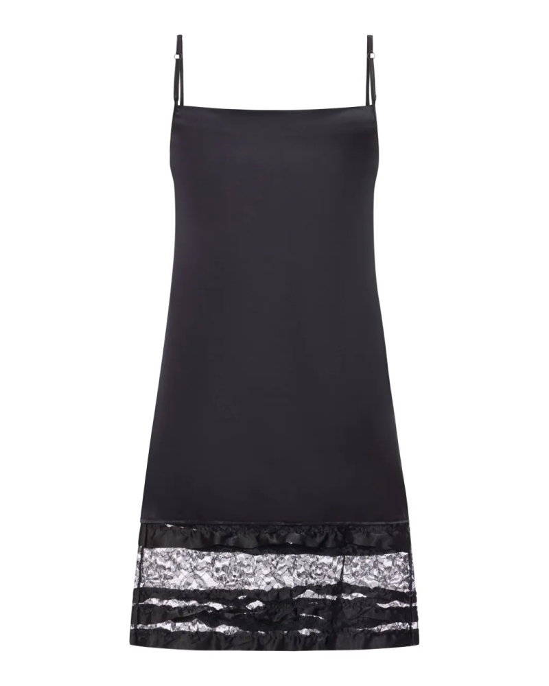 Boudoir Slip Dress - Pasqualetti - Black