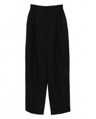 Pantalon Long En Laine - Moschino - Black Pantalon Long En Laine - Moschino - Black