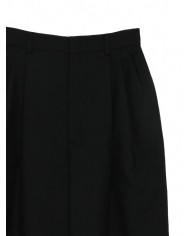 Pantalon Long En Laine - Moschino - Black Pantalon Long En Laine - Moschino - Black