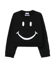 Pull En Coton Smiley - Moschino - Black Pull En Coton Smiley - Moschino - Black