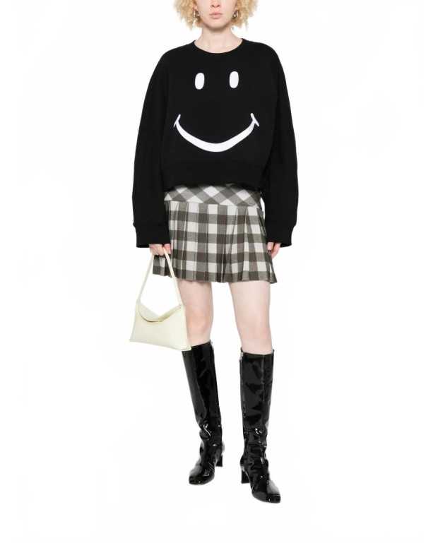 Pull En Coton Smiley - Moschino - Black