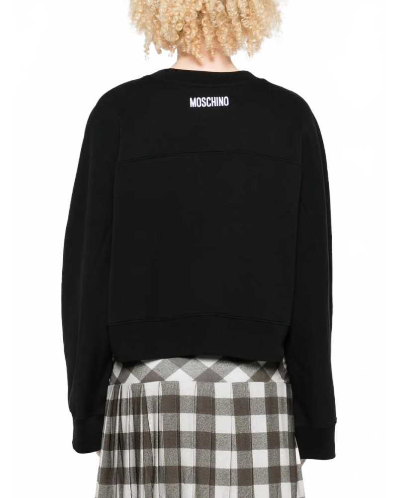 Smiley Cotton Sweater - Moschino - Black Smiley Cotton Sweater - Moschino - Black