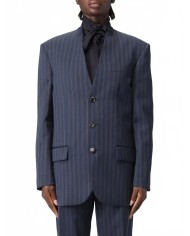 Wool Jacket - Moschino - Multi Blue