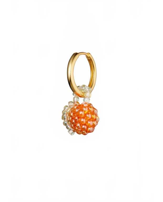 Mini Bright Orange Earring - Pura Utz - Orange