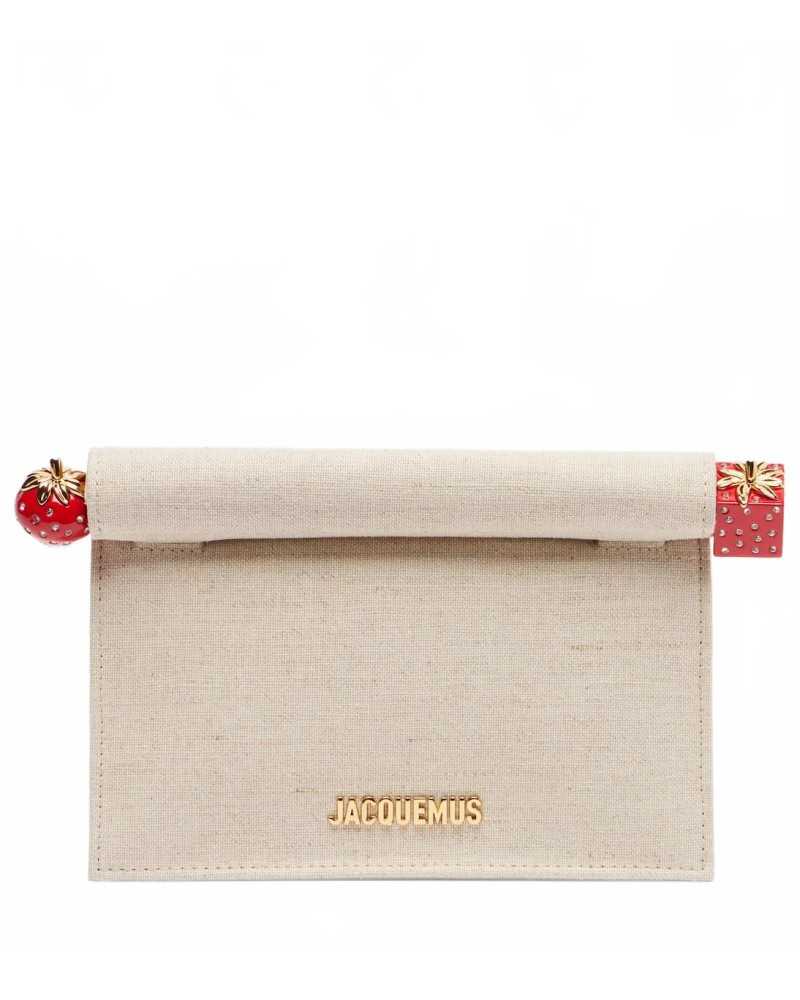 La Petite Pochette Rond Carre - Jacquemus - Light Greige