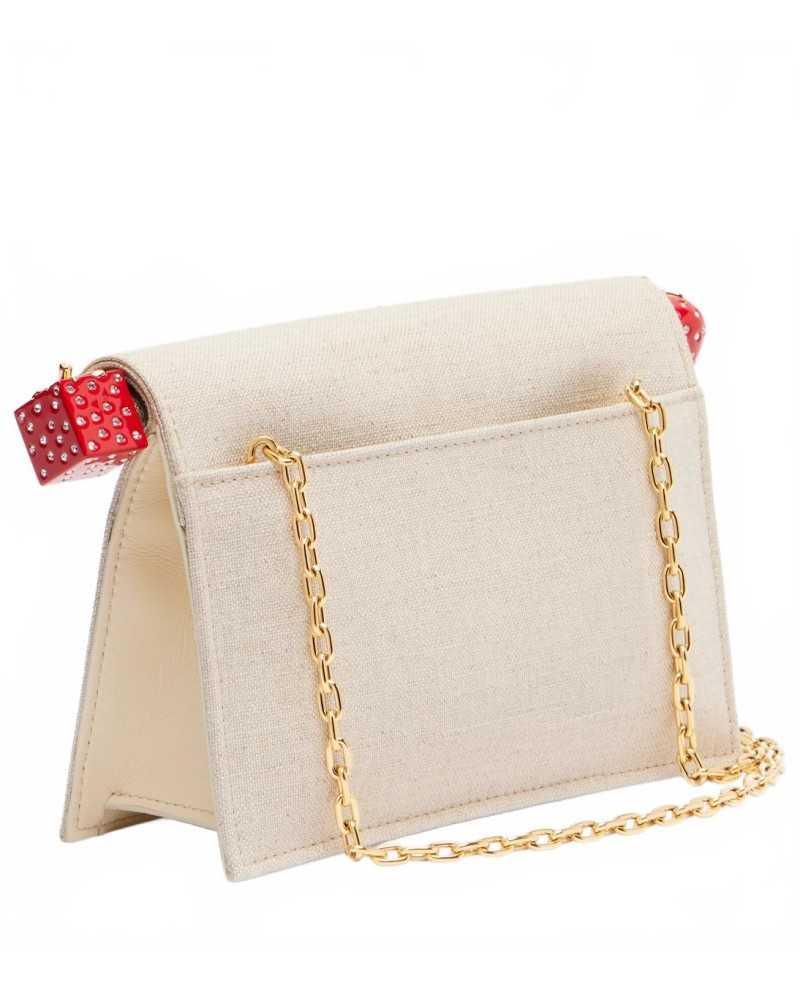 La Petite Pochette Rond Carre - Jacquemus - Light Greige