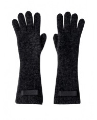 Gros Grain Gloves - Jacquemus - Black Gros Grain Gloves - Jacquemus - Black
