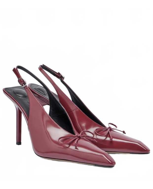 Cubisto Slingbacks - Jacquemus - Burgundy Cubisto Slingbacks - Jacquemus - Burgundy