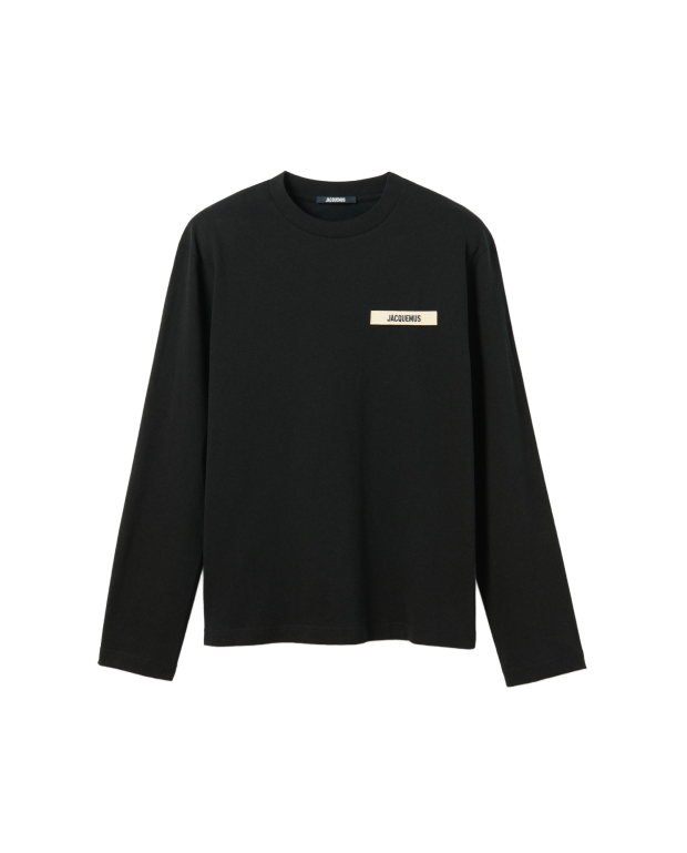 The Gros Grain Long Sleeve Tshirt - Jacquemus - Black