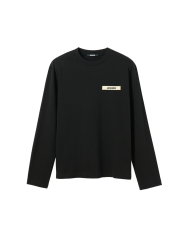 The Gros Grain Long Sleeve Tshirt - Jacquemus - Black
