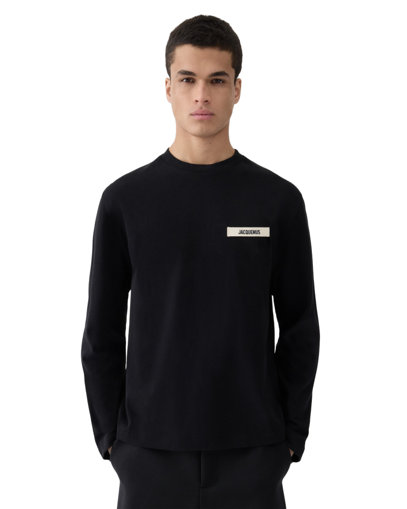 The Gros Grain Long Sleeve Tshirt - Jacquemus - Black