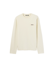 Le Tshirt Gros Grain Manches Longues - Jacquemus - Beige Le Tshirt Gros Grain Manches Longues - Jacquemus - Beige