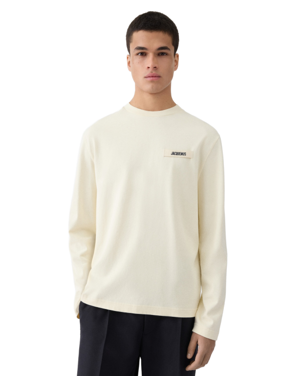 Le Tshirt Gros Grain Manches Longues - Jacquemus - Beige Le Tshirt Gros Grain Manches Longues - Jacquemus - Beige
