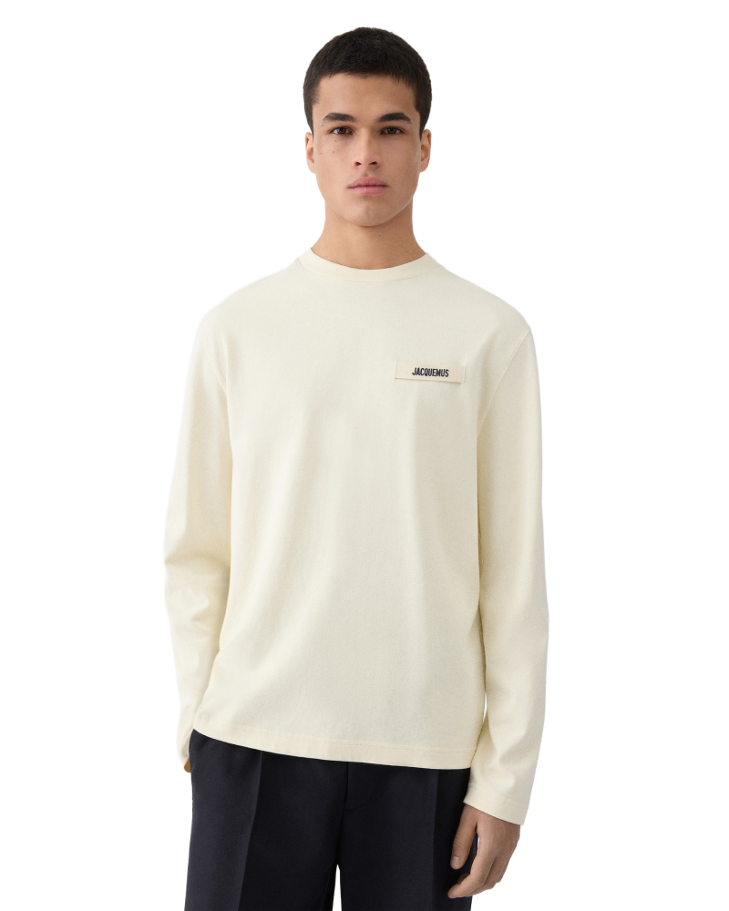 Le Tshirt Gros Grain Manches Longues - Jacquemus - Beige Le Tshirt Gros Grain Manches Longues - Jacquemus - Beige