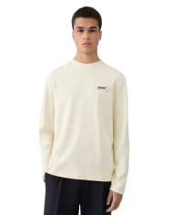 The Gros Grain Long Sleeve Tshirt - Jacquemus - Beige The Gros Grain Long Sleeve Tshirt - Jacquemus - Beige