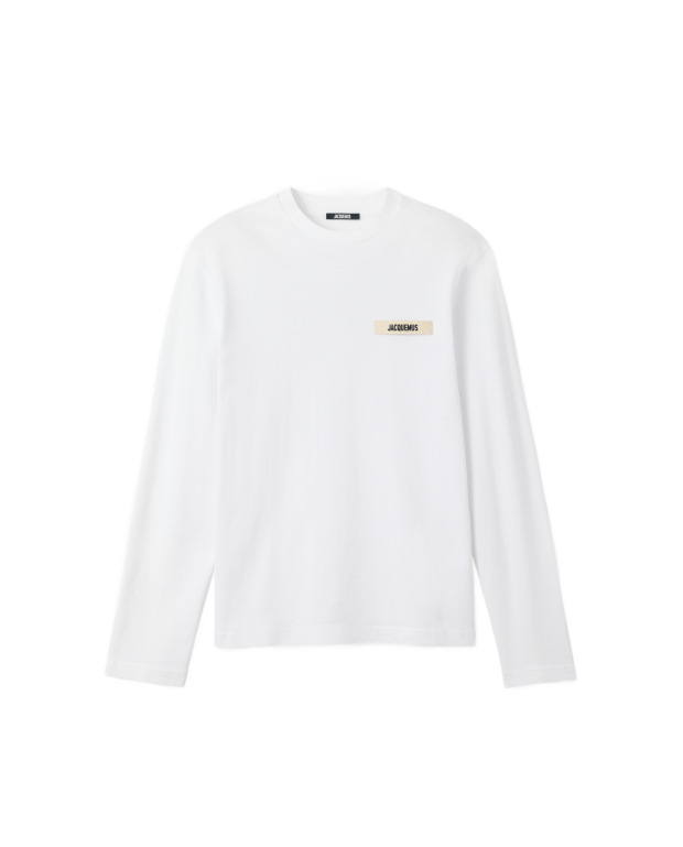 Le Tshirt Gros Grain Manches Longues - Jacquemus - White