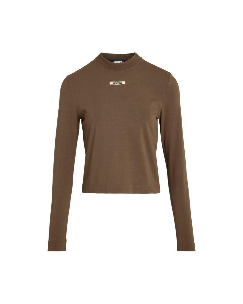Le T-shirt Gros Grain Femme - Jacquemus - Brown Le T-shirt Gros Grain Femme - Jacquemus - Brown