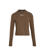 Le T-shirt Gros Grain Femme - Jacquemus - Brown Le T-shirt Gros Grain Femme - Jacquemus - Brown