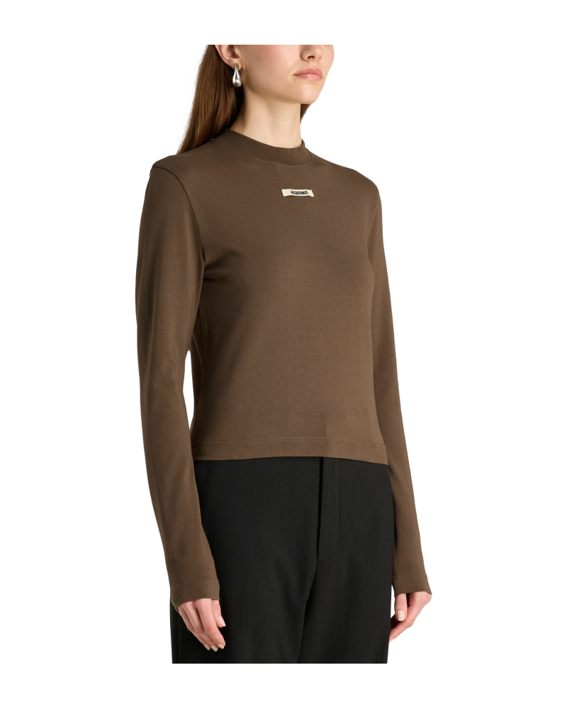 Women s Gros Grain T-Shirt - Jacquemus - Brown Women s Gros Grain T-Shirt - Jacquemus - Brown