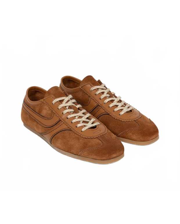 Baskets En Daim - Dries Van Notten - Tan Baskets En Daim - Dries Van Notten - Tan