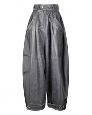 Luna Wide-Legged Trousers - Pasqualetti - Charcoal / Black Luna Wide-Legged Trousers - Pasqualetti - Charcoal / Black
