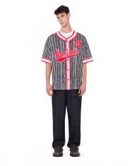 T-shirt En Jersey De Coton Biologique Imprimé Moschino - Moschino - Noir