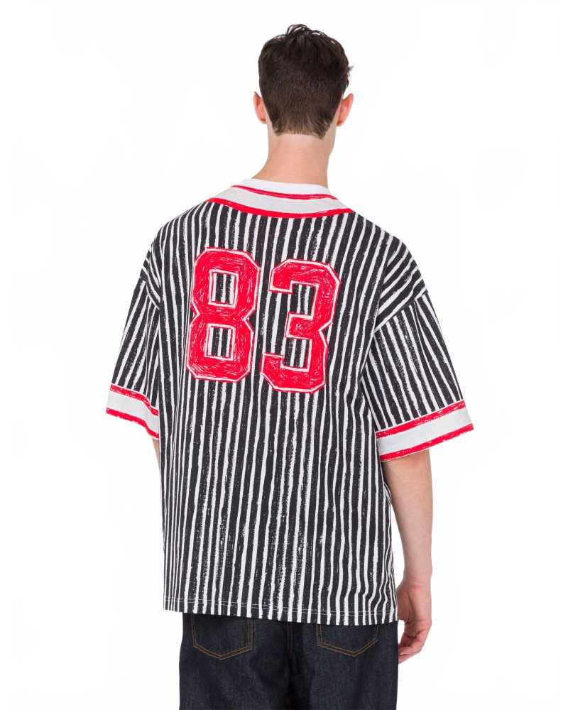 Moschino Organic Cotton Jersey Print T-Shirt - Moschino - Black Moschino Organic Cotton Jersey Print T-Shirt - Moschino - Black