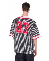 T-shirt En Jersey De Coton Biologique Imprimé Moschino - Moschino - Noir