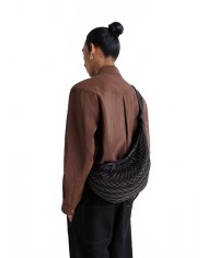 Croissant Filt Bag - Lemaire - Chevron Marron Glacé Croissant Filt Bag - Lemaire - Chevron Marron Glacé