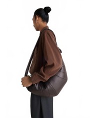 Large Croissant Bag - Lemaire - Dark Chocolate