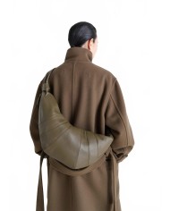 Large Croissant Bag - Lemaire - Dark Khaki