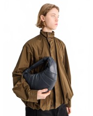 Mini Fortune Croissant Bag - Lemaire - Granite Blue