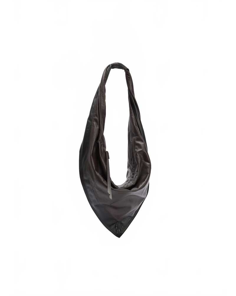 Scarf Bag Small - Lemaire - Black / Dark Chocolate
