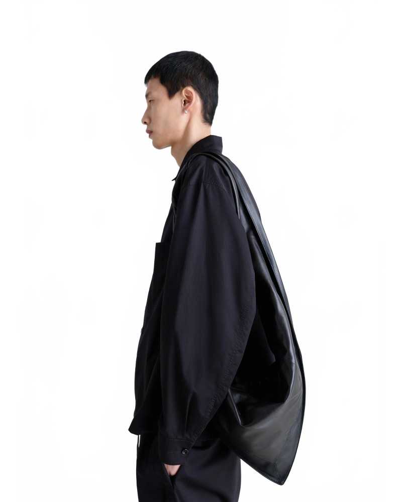 Scarf Bag Small - Lemaire - Black / Dark Chocolate