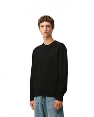 Sweatshirt Black Ami De Coeur Red - Ami - Black