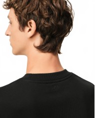 Sweatshirt Black Ami De Coeur Red - Ami - Black